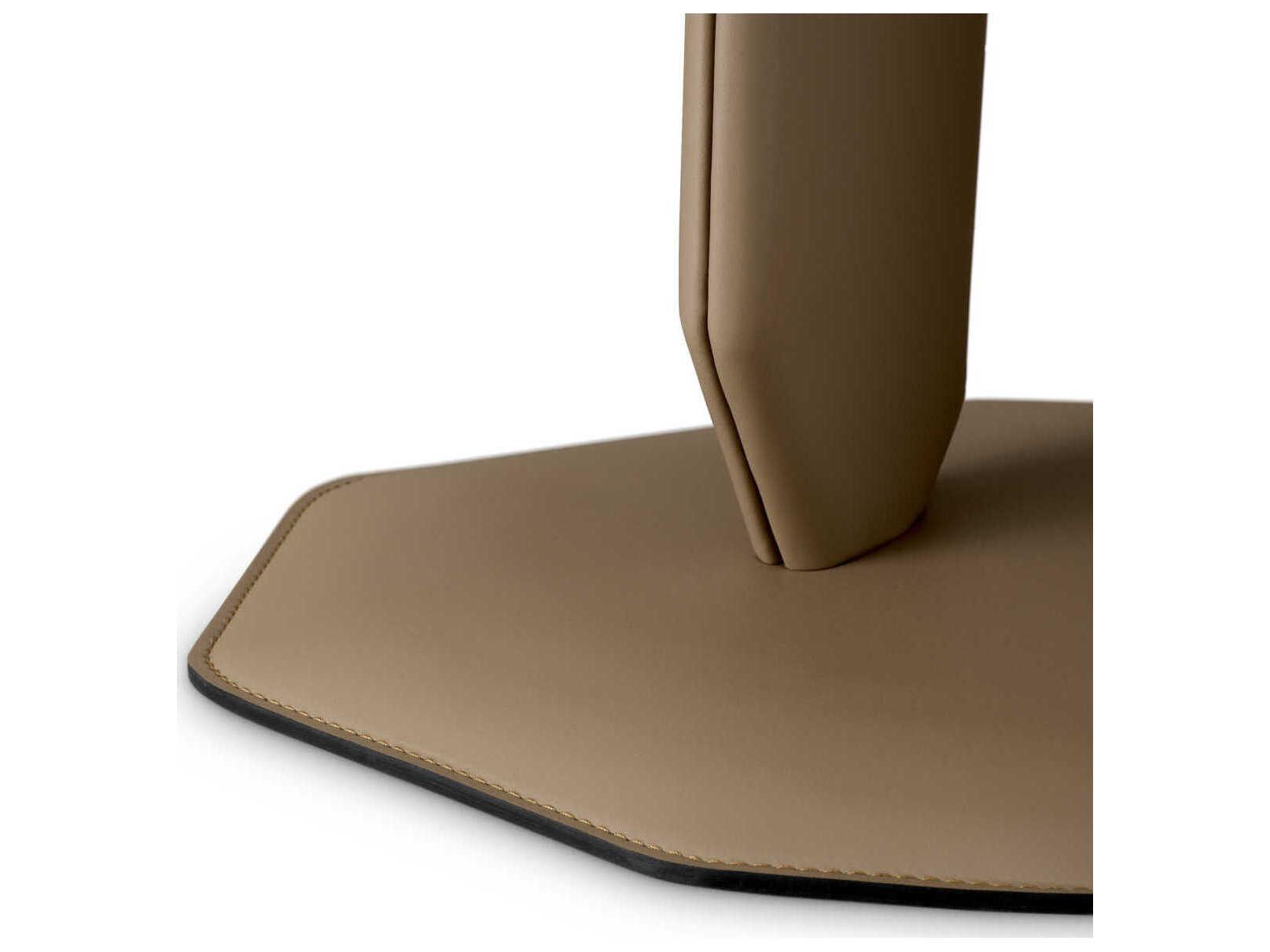 Eichholtz Maurizio Faux Leather Brown Side Table