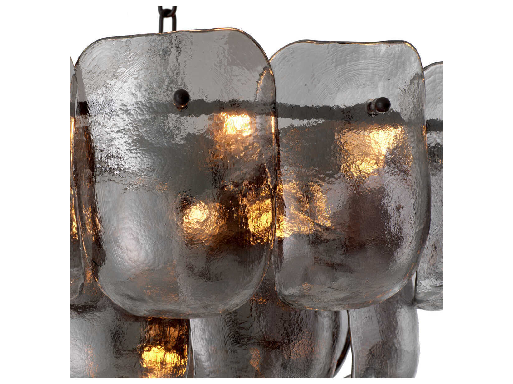 Eichholtz Gustave Smoke Glass Chandelier