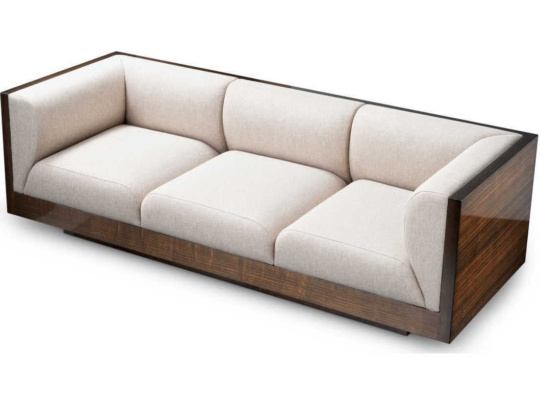 Eichholtz Sebastian Eucalyptus Veneer Loki Natural Sofa