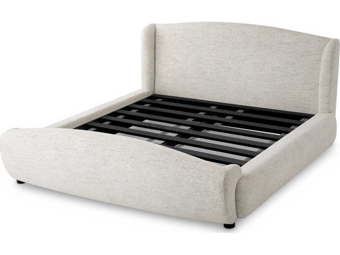 Eichholtz Mellory King Size Seashell Off-White Bed Frame