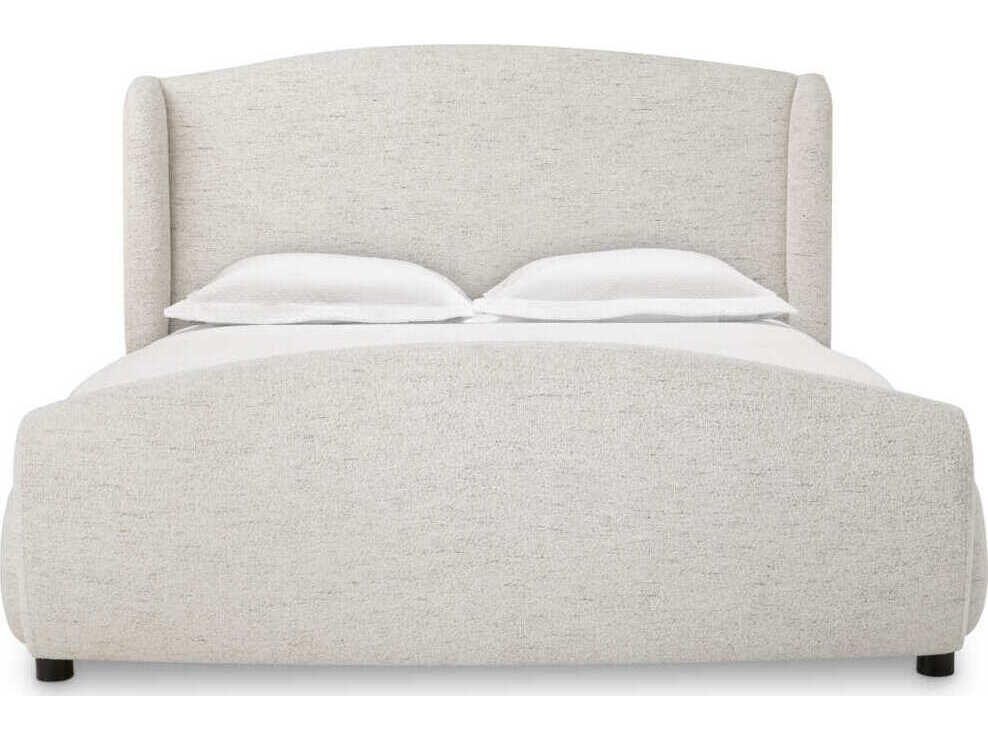 Eichholtz Mellory Queen Size Seashell Off-White Bed Frame