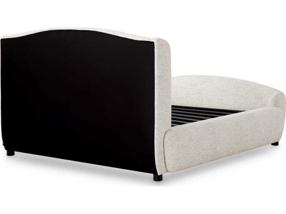 Eichholtz Mellory Queen Size Seashell Off-White Bed Frame