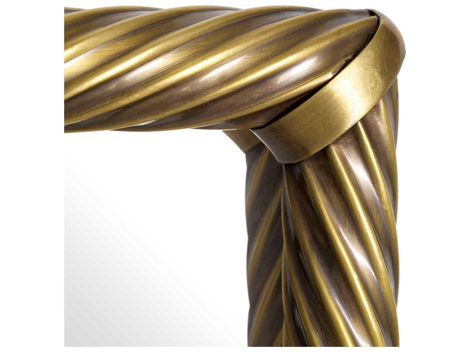 Eichholtz Salvi Rectangular Vintage Brass Mirror