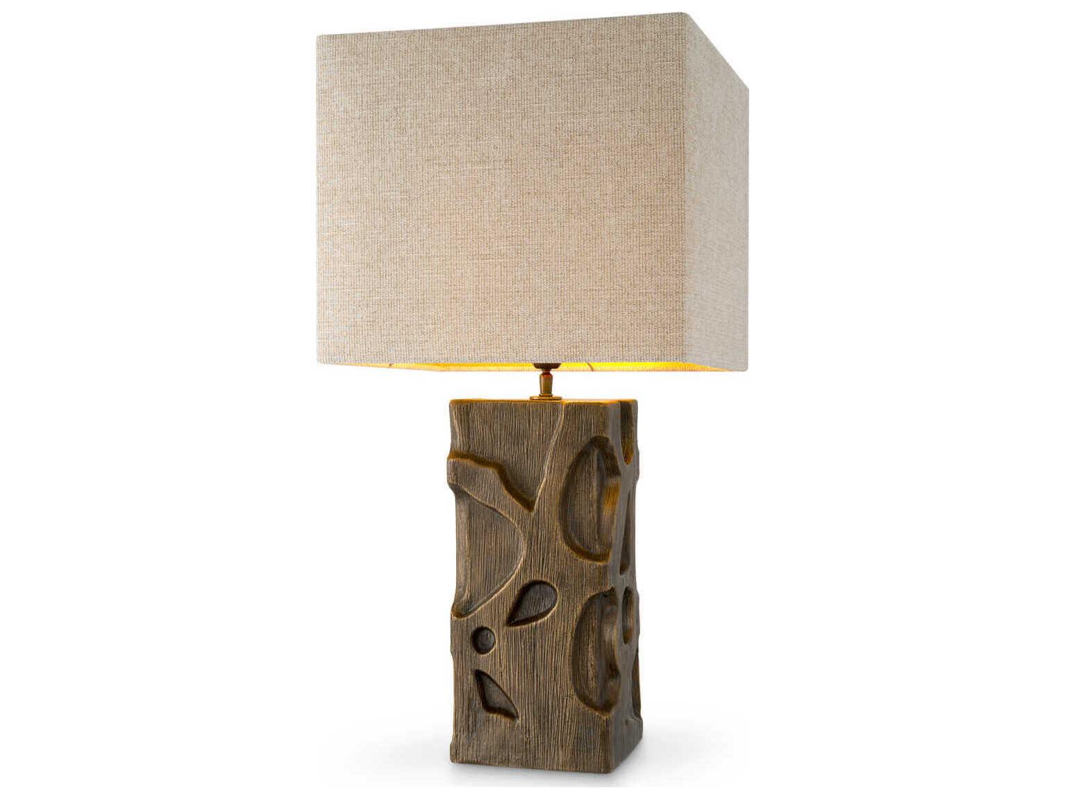 Eichholtz Enzo Vintage Brass Incl Shade Table Lamp