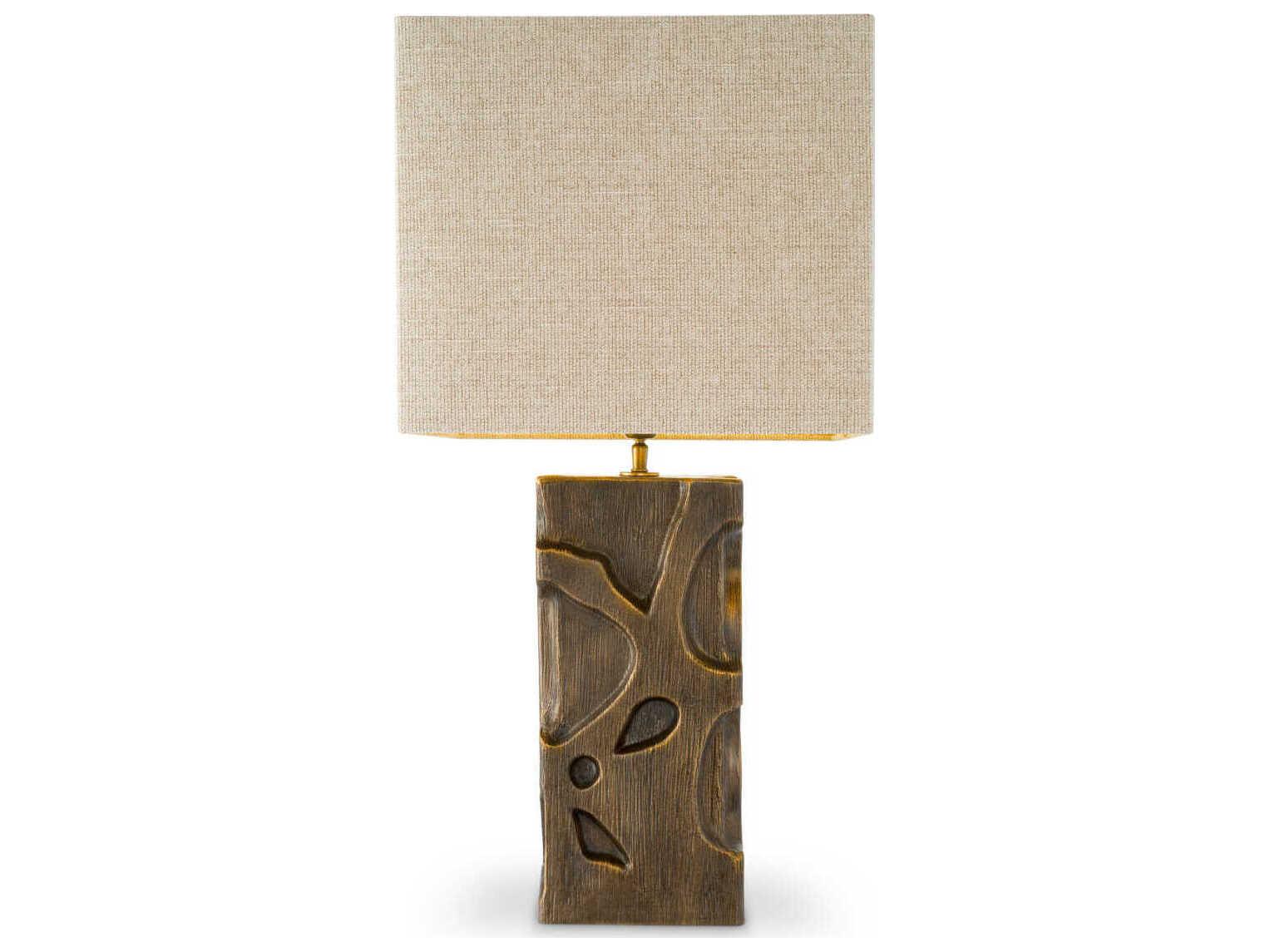 Eichholtz Enzo Vintage Brass Incl Shade Table Lamp