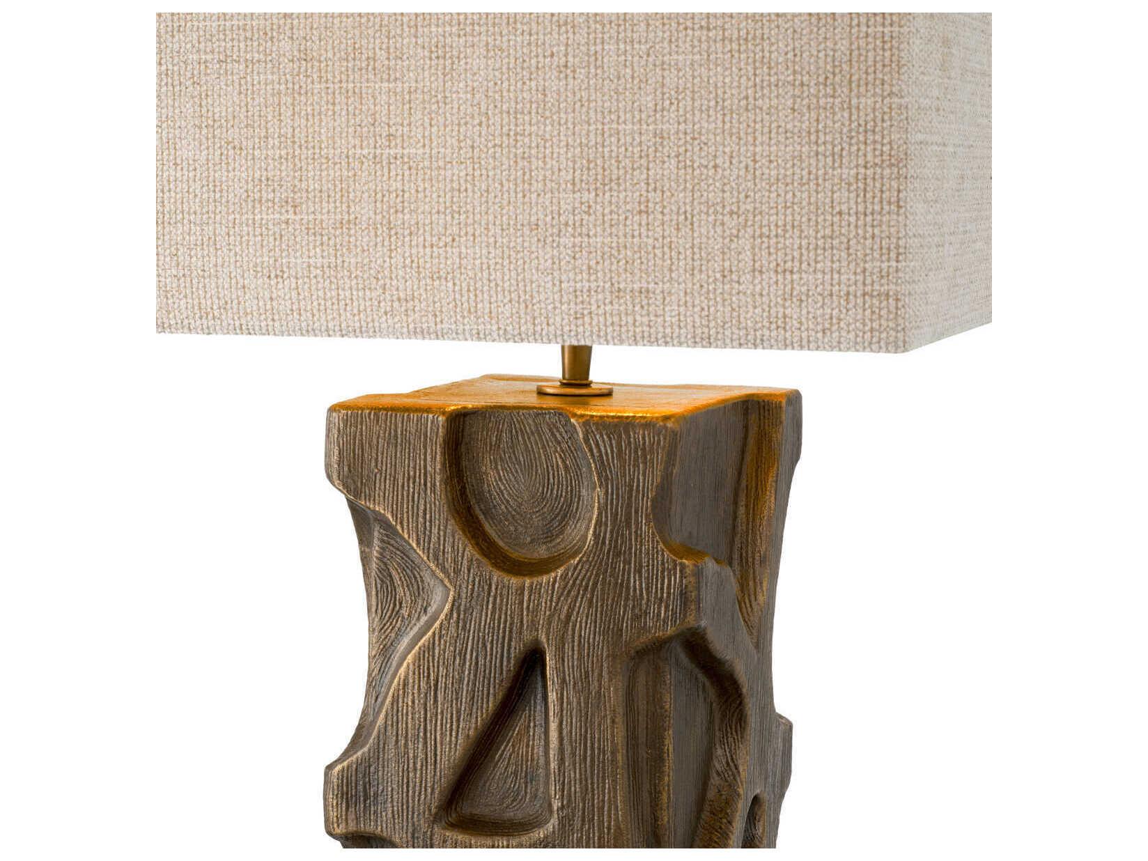 Eichholtz Enzo Vintage Brass Incl Shade Table Lamp