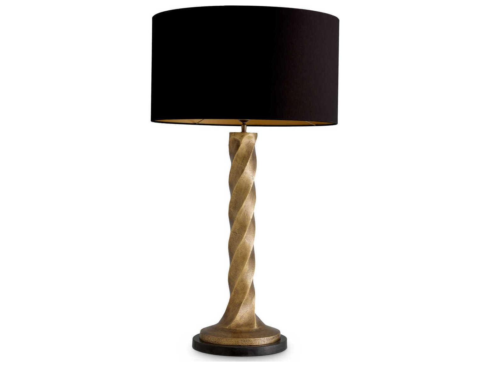 Eichholtz Costanza Vintage Brass Incl Shade Table Lamp