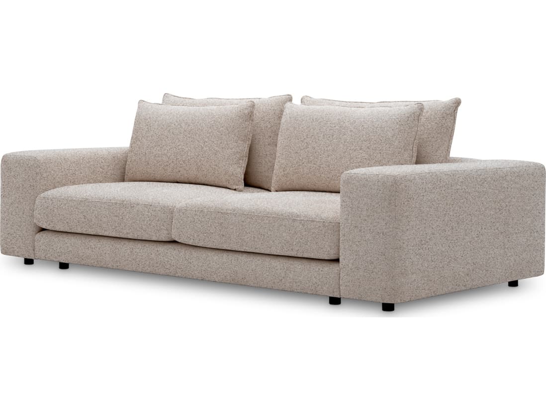 Eichholtz Nuoro Greige Gray Upholstered Sofa