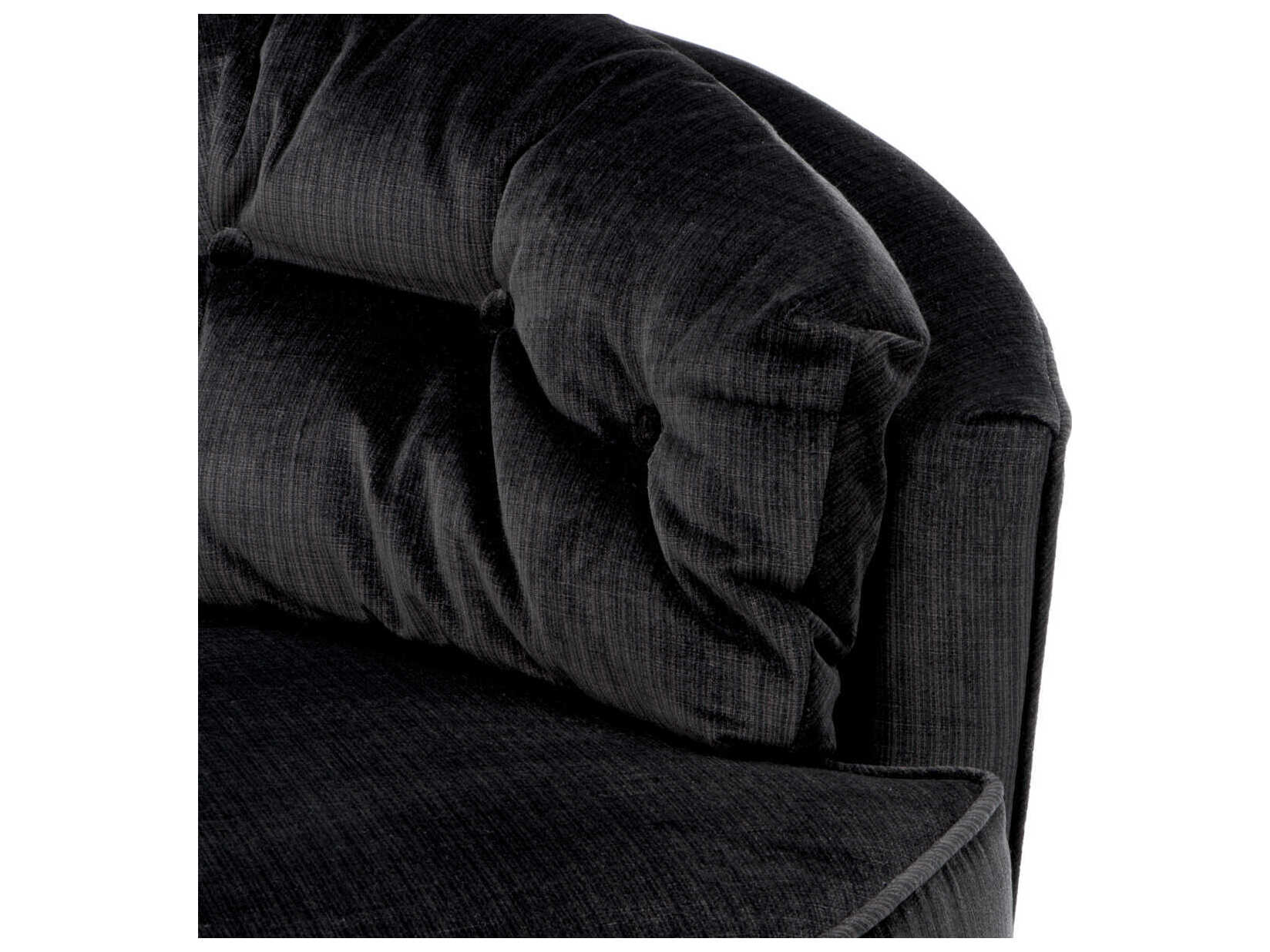 Eichholtz Recla Swivel Black Club Chair