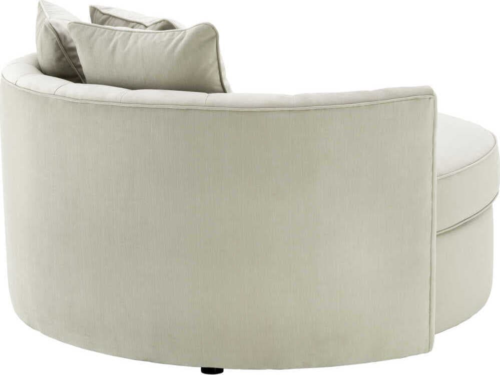 Eichholtz Carlita Pebble Grey Upholstered Loveseat