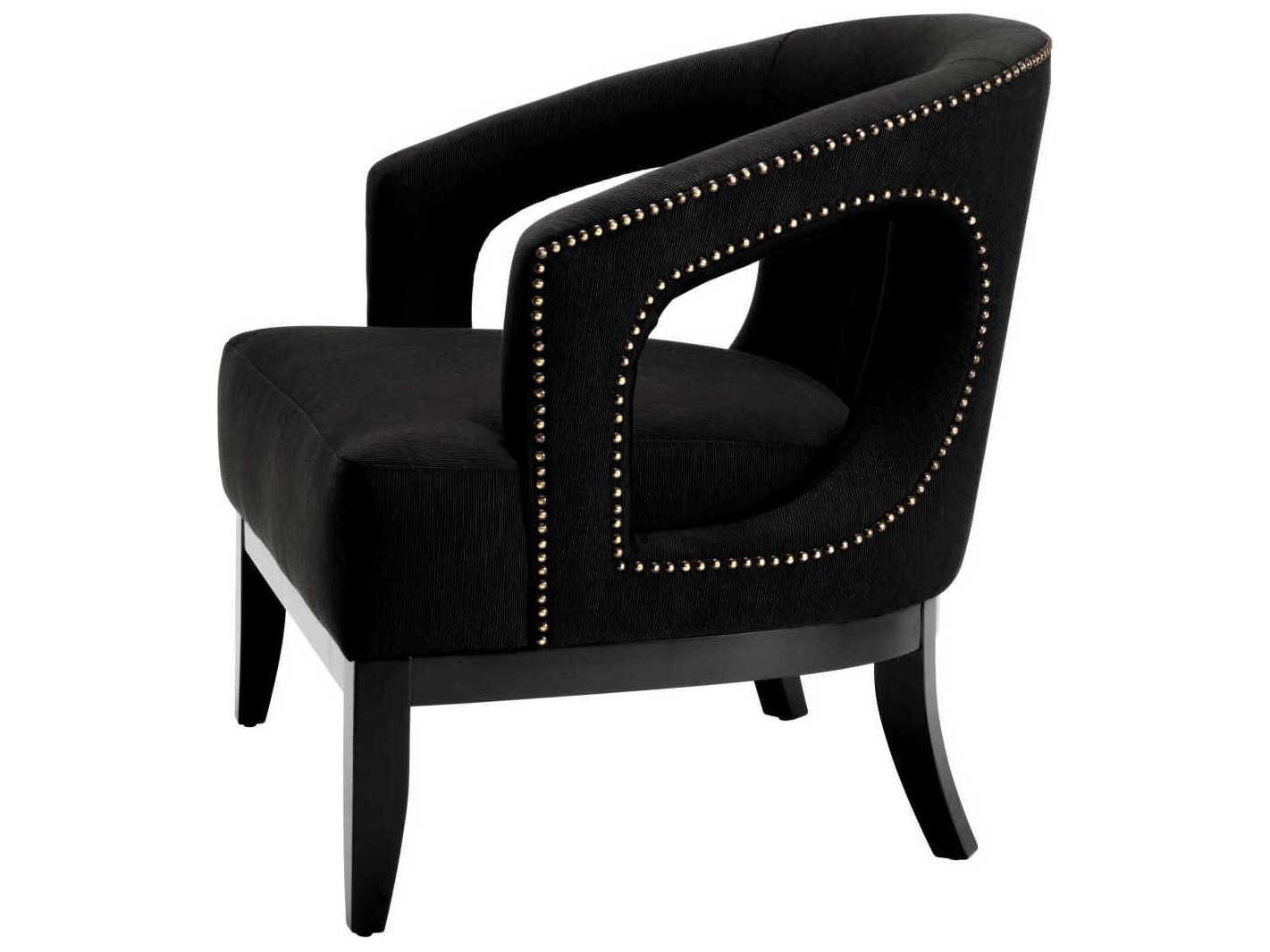 Eichholtz Adam Black Accent Chair