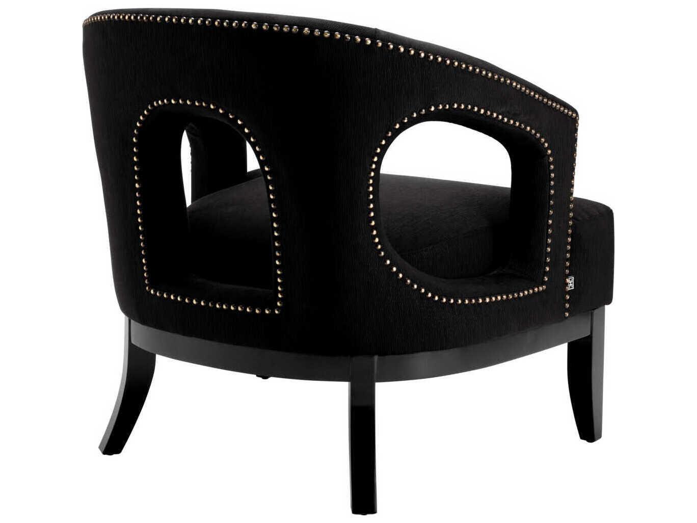 Eichholtz Adam Black Accent Chair