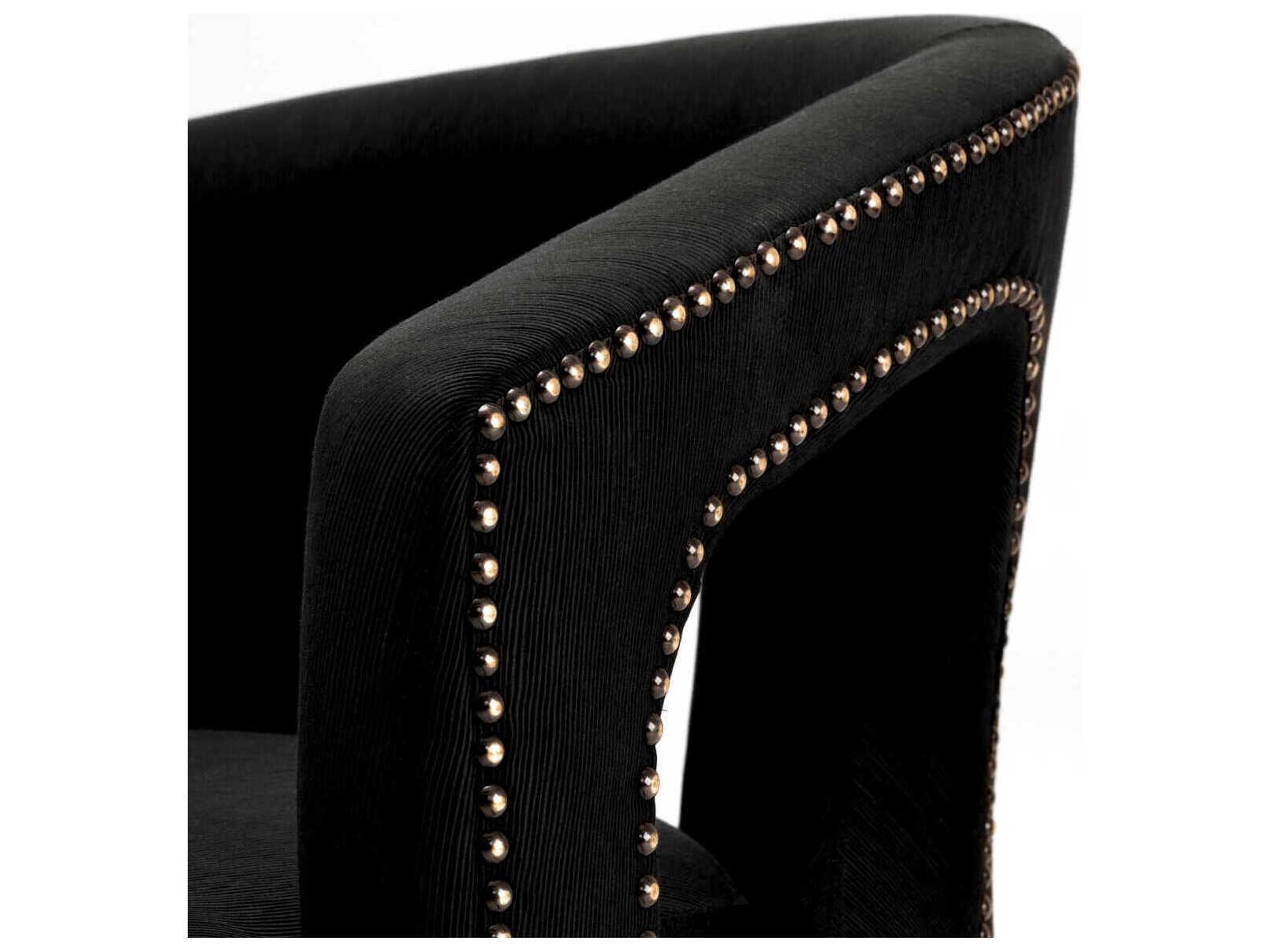 Eichholtz Adam Black Accent Chair