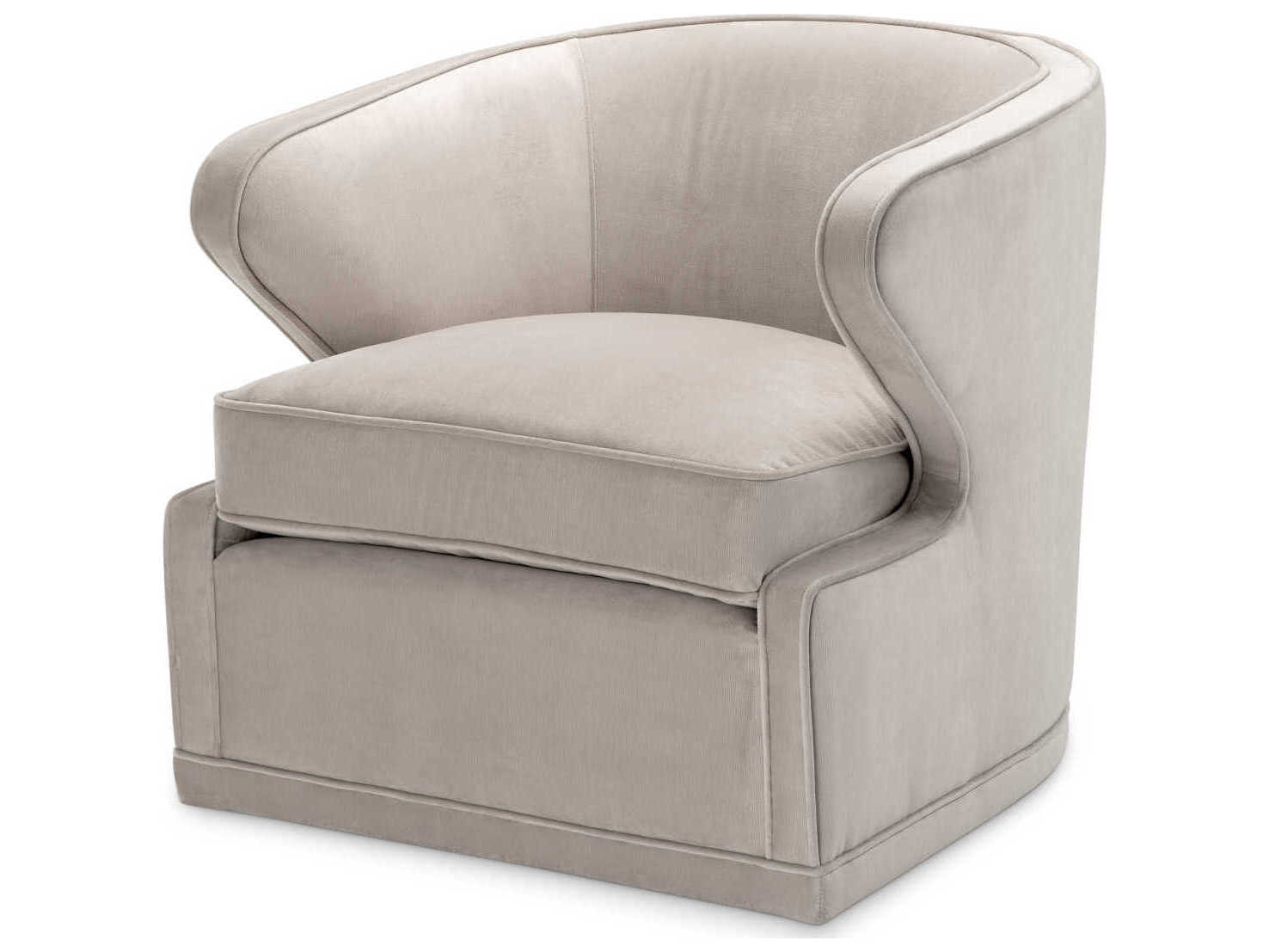 Eichholtz Dorset Swivel Gray Accent Chair
