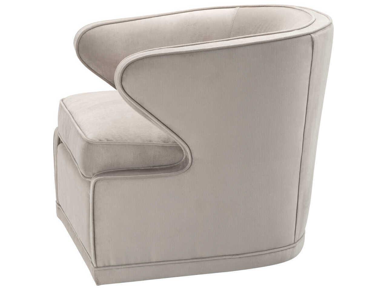 Eichholtz Dorset Swivel Gray Accent Chair
