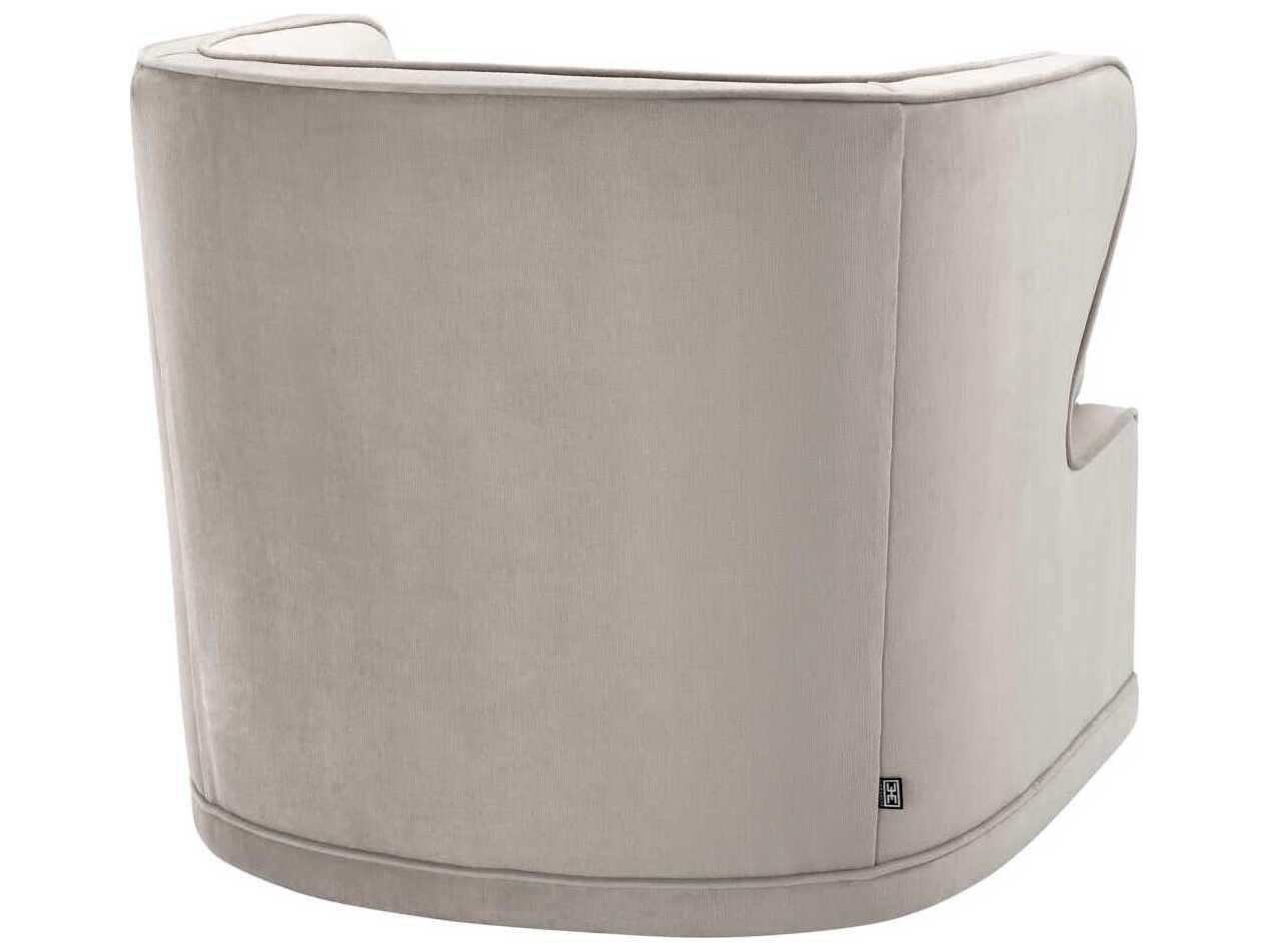 Eichholtz Dorset Swivel Gray Accent Chair