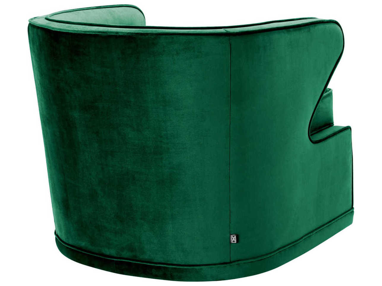 Eichholtz Dorset Swivel Green Velvet Accent Chair