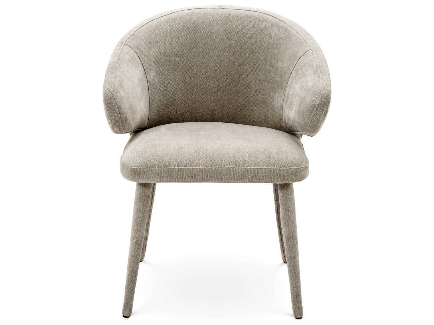 Eichholtz Cardinale Beige Upholstered Arm Dining Chair