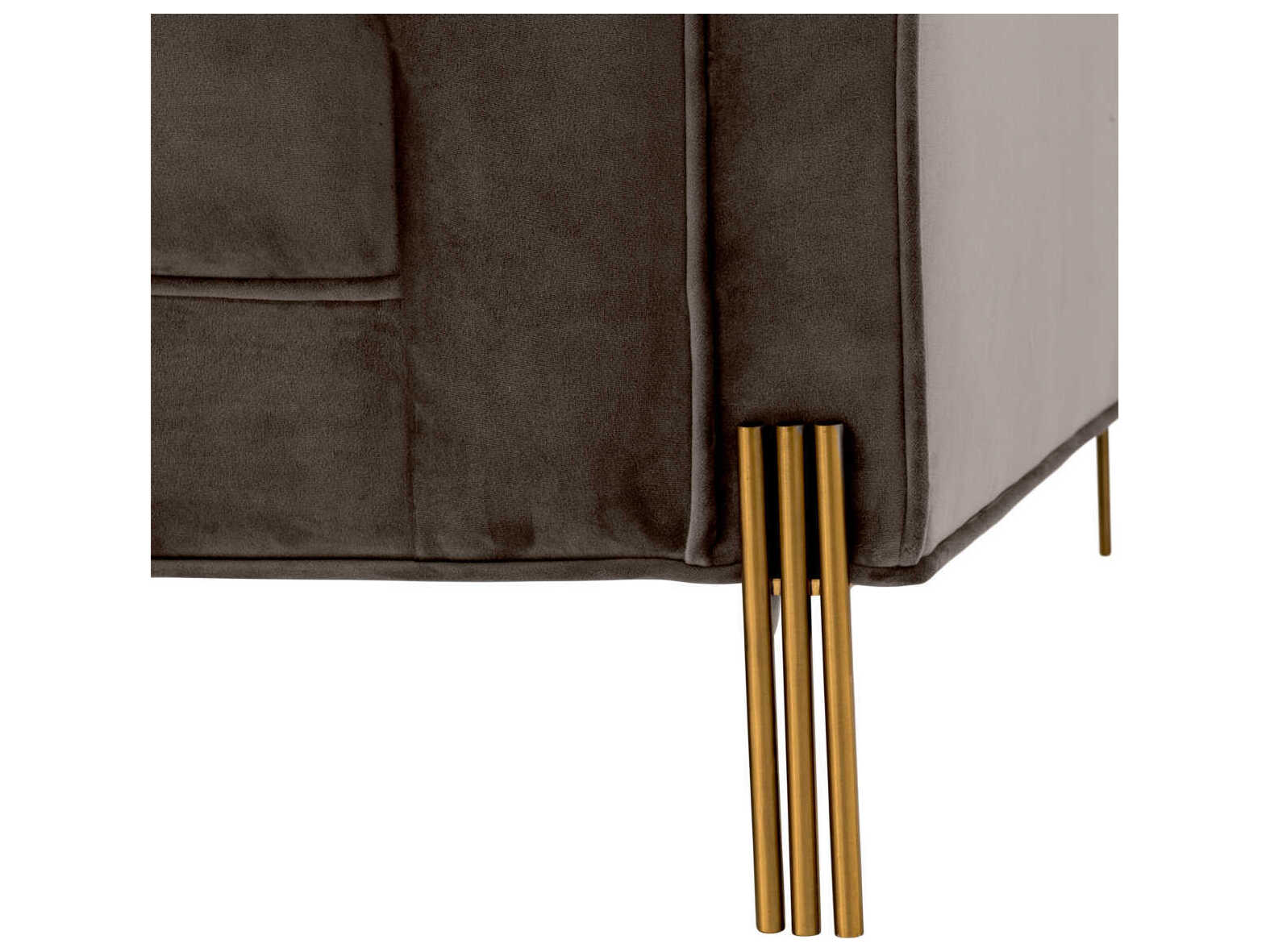 Eichholtz Sienna Gray Velvet Accent Chair