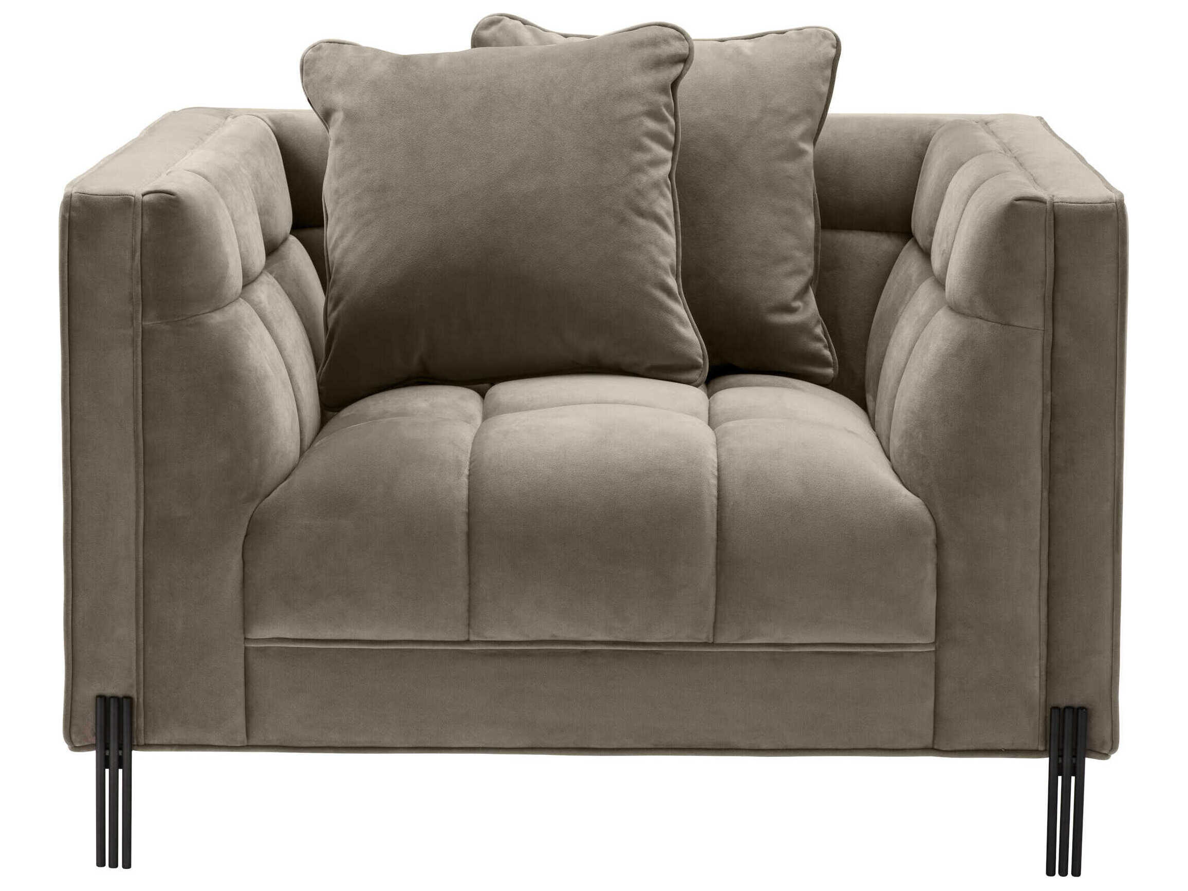 Eichholtz Sienna Beige Velvet Club Chair