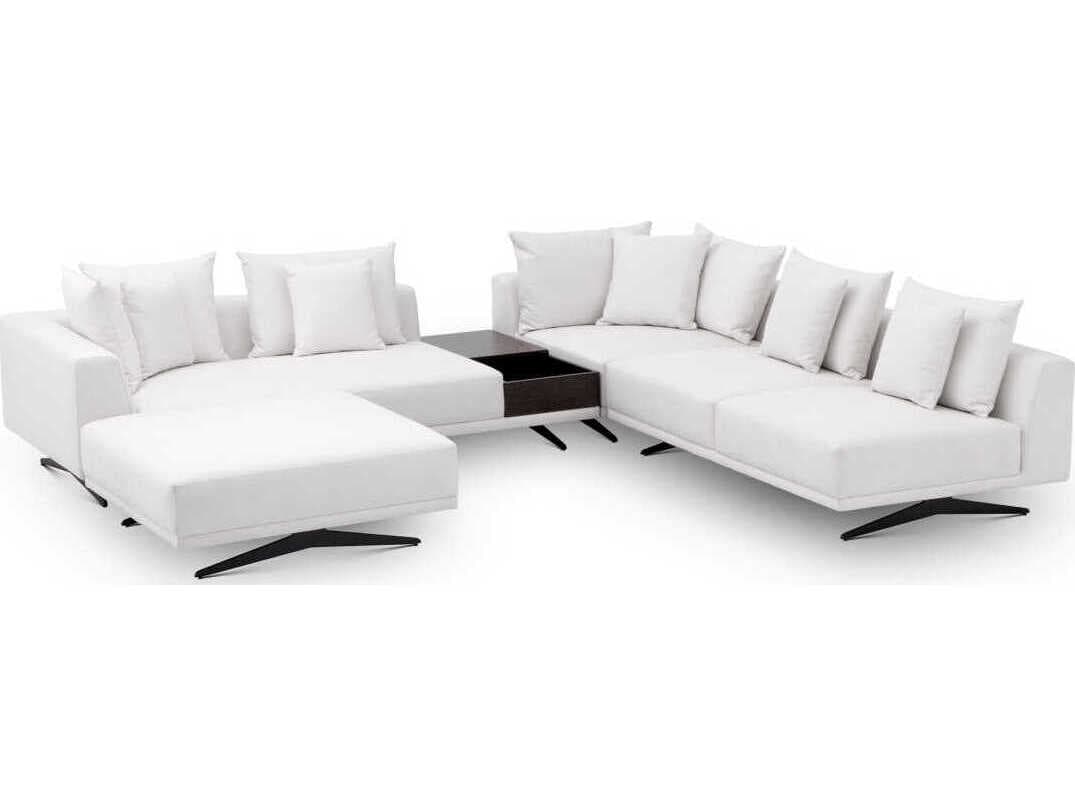 Eichholtz Endless Avalon White Black Legs Upholstered Modular