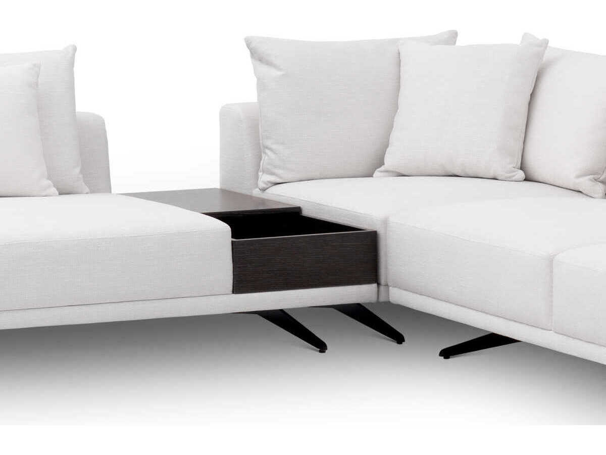 Eichholtz Endless Avalon White Black Legs Upholstered Modular