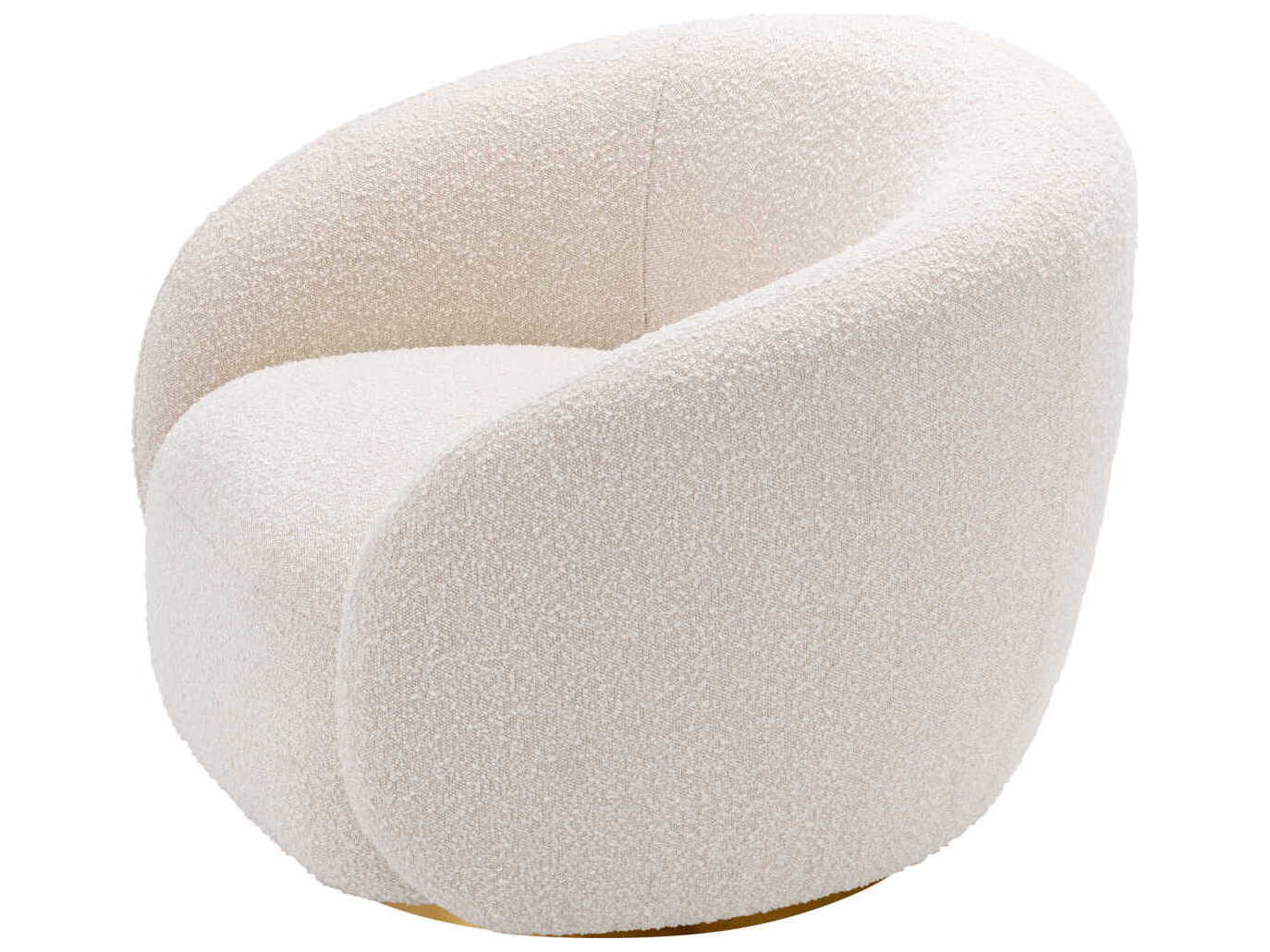 Eichholtz Brice Swivel Cream Accent Chair