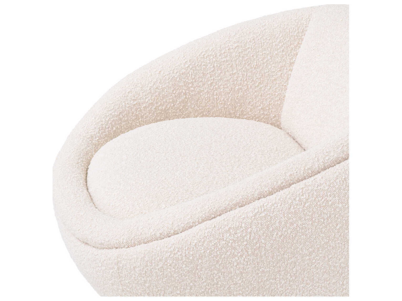 Eichholtz Bollinger Swivel Cream Accent Chair