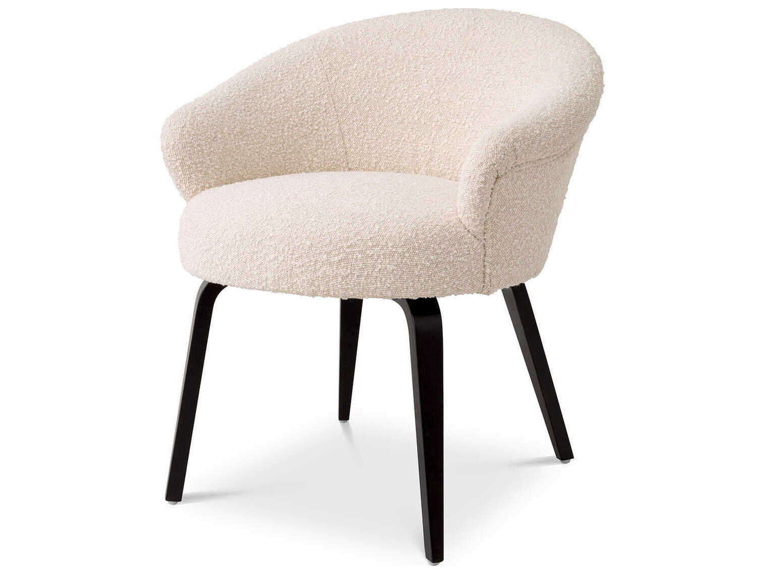 Eichholtz Moretti Beige Upholstered Arm Dining Chair