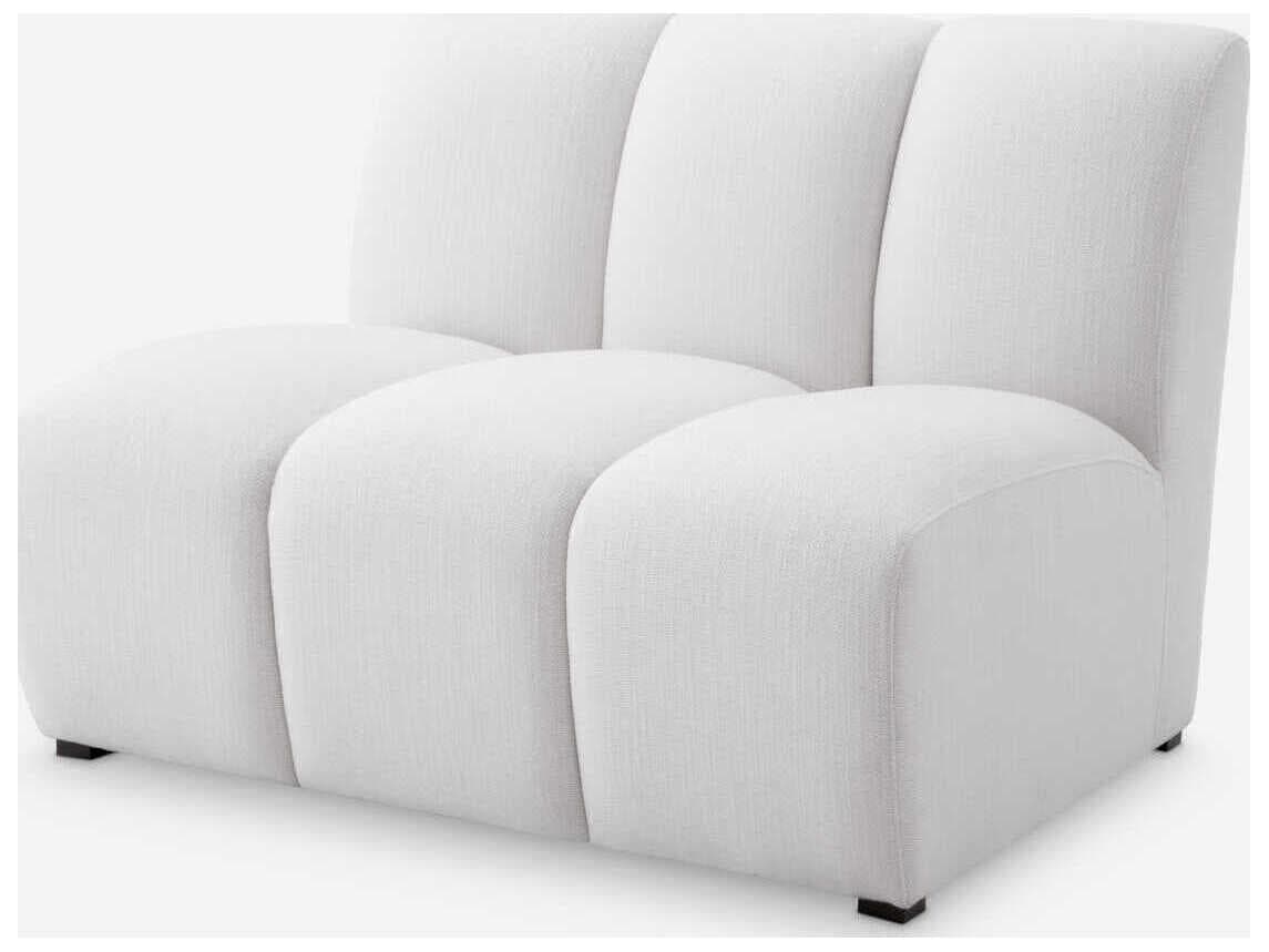 Eichholtz Lando Avalon White Black Feet Upholstered Modular