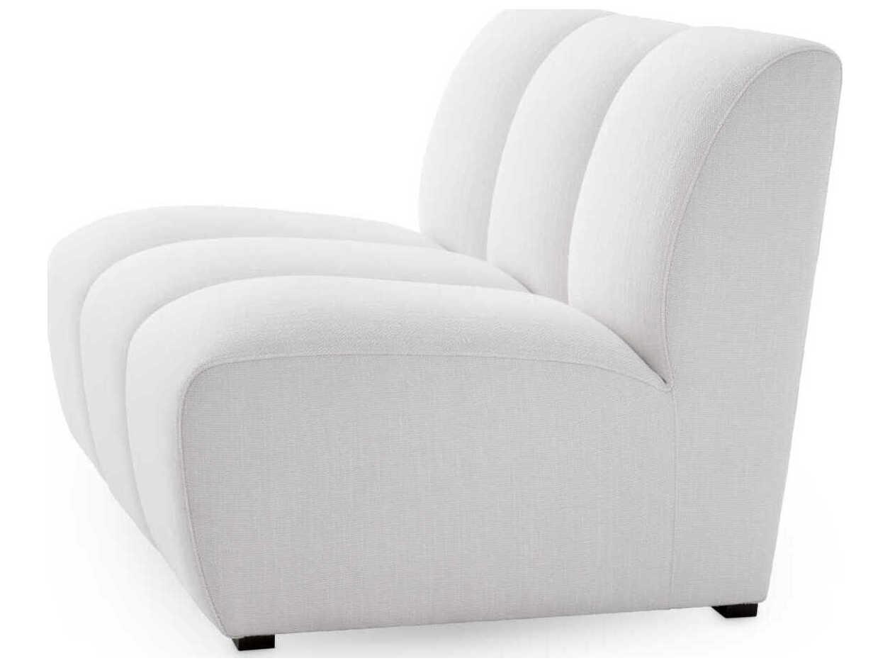 Eichholtz Lando Avalon White Black Feet Upholstered Modular