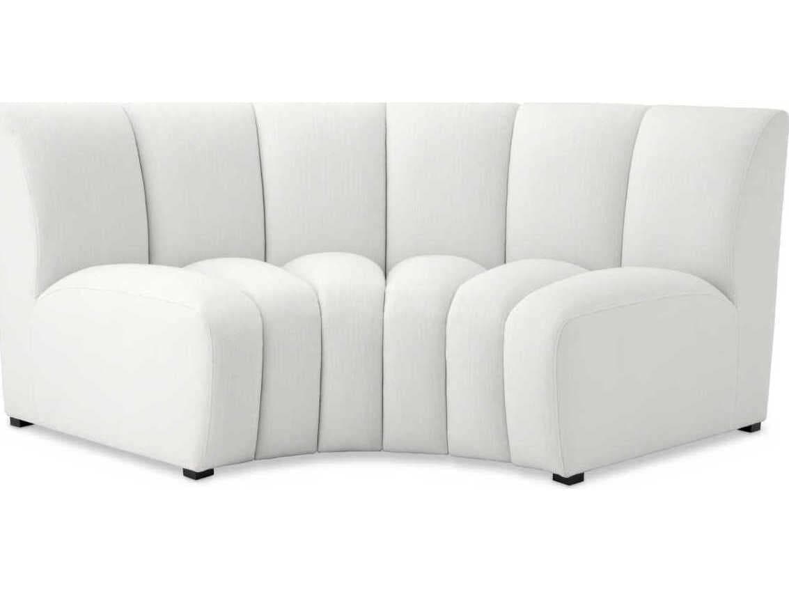 Eichholtz Lando Avalon White Black Feet Upholstered Modular