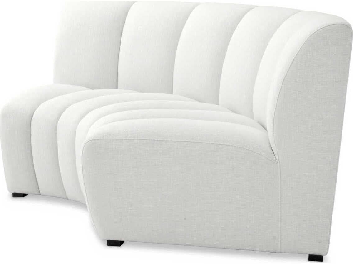 Eichholtz Lando Avalon White Black Feet Upholstered Modular