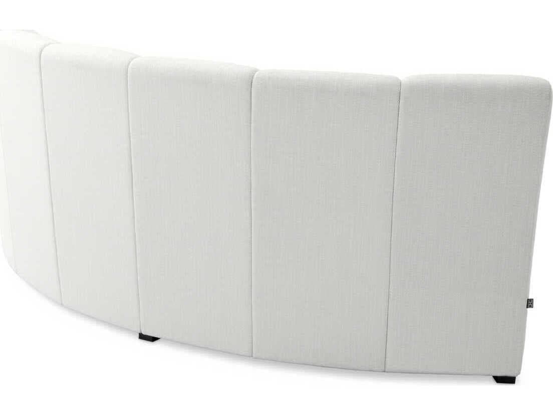 Eichholtz Lando Avalon White Black Feet Upholstered Modular