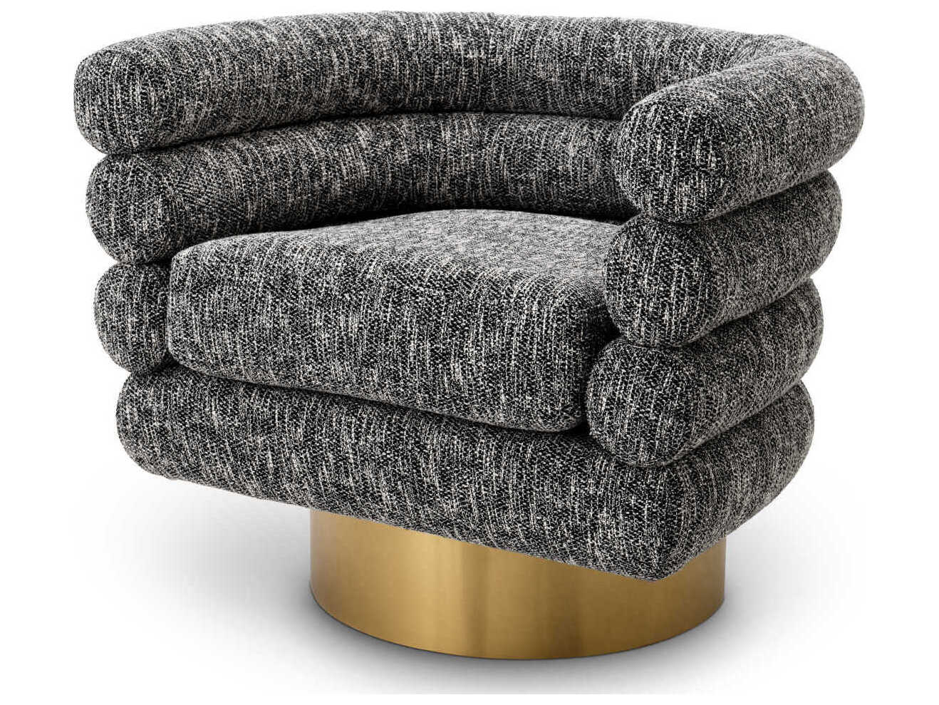 Eichholtz Maguire Swivel Black Accent Chair