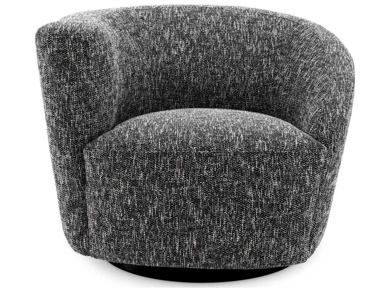 Eichholtz Colin Swivel Black Accent Chair