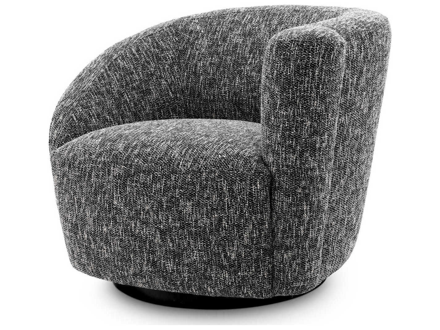 Eichholtz Colin Swivel Black Accent Chair