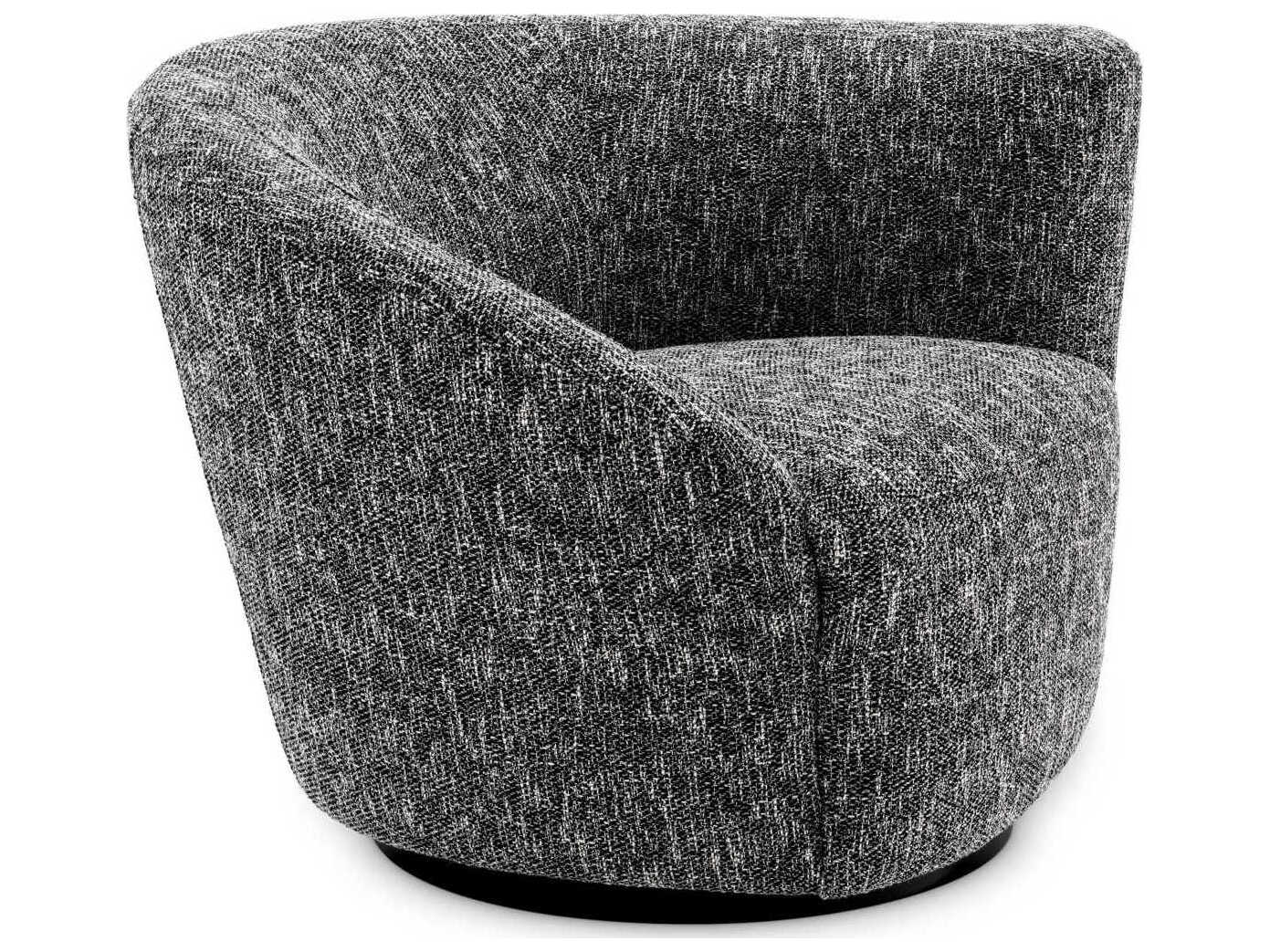 Eichholtz Colin Swivel Black Accent Chair