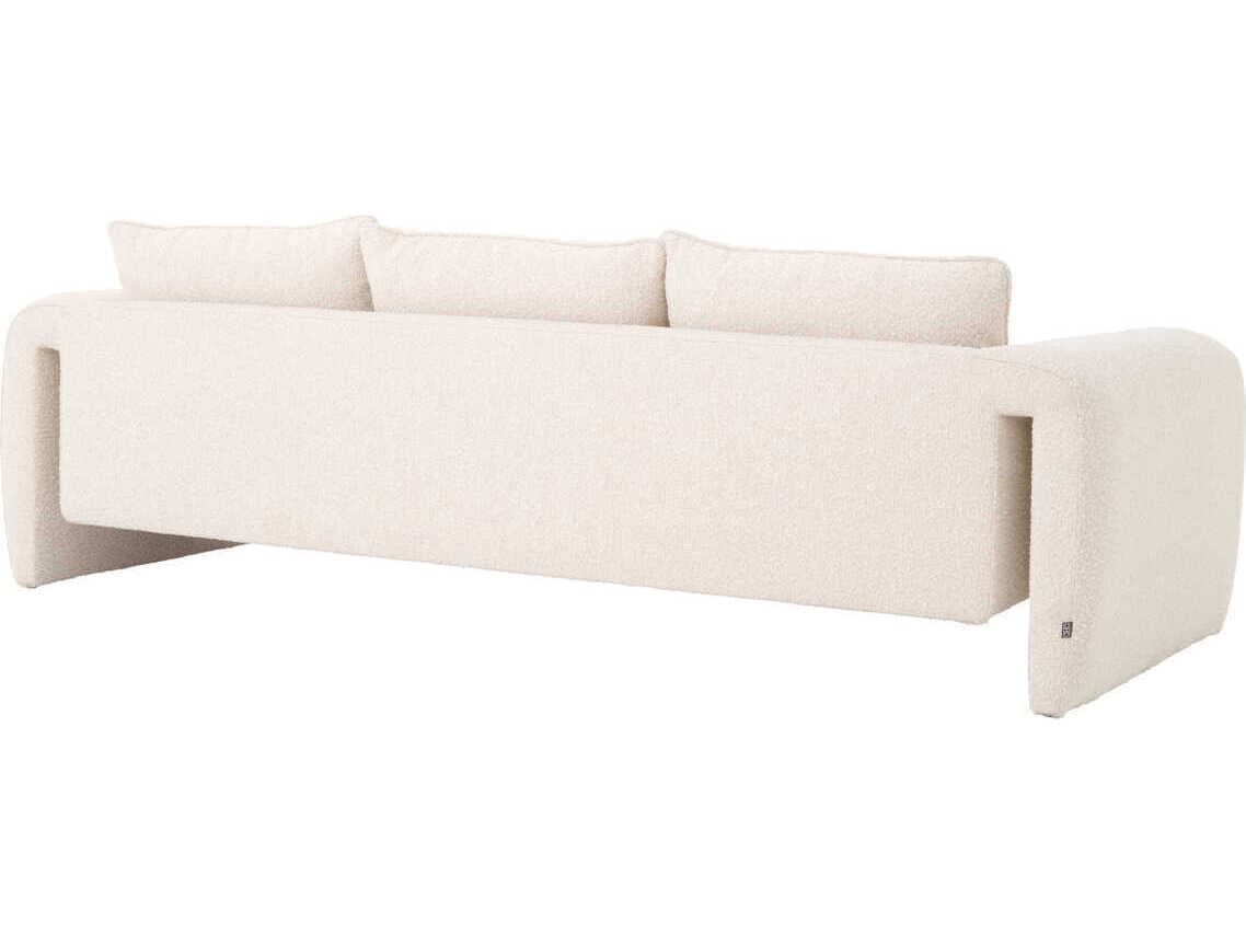 Eichholtz Tondo Boucle Cream Upholstered Sofa