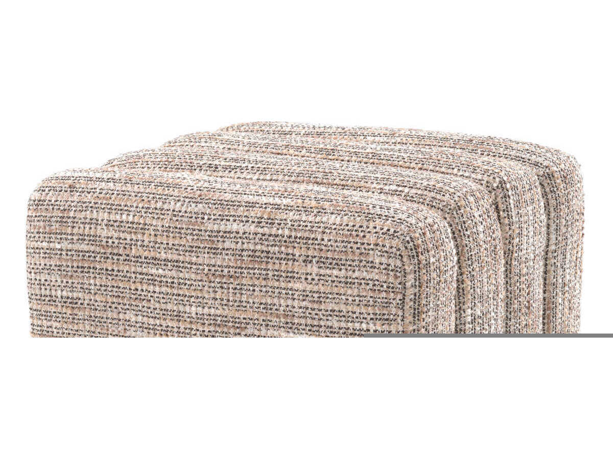 Eichholtz Bente Mademoiselle Beige Upholstered Accent Stool