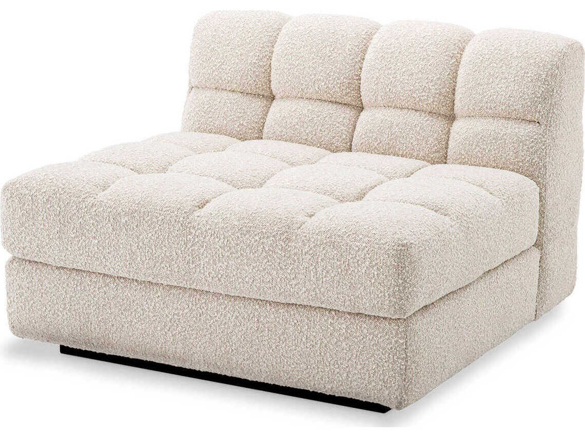 Eichholtz Dean Boucle Cream Black Base Upholstered Modular