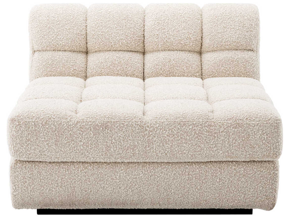 Eichholtz Dean Boucle Cream Black Base Upholstered Modular