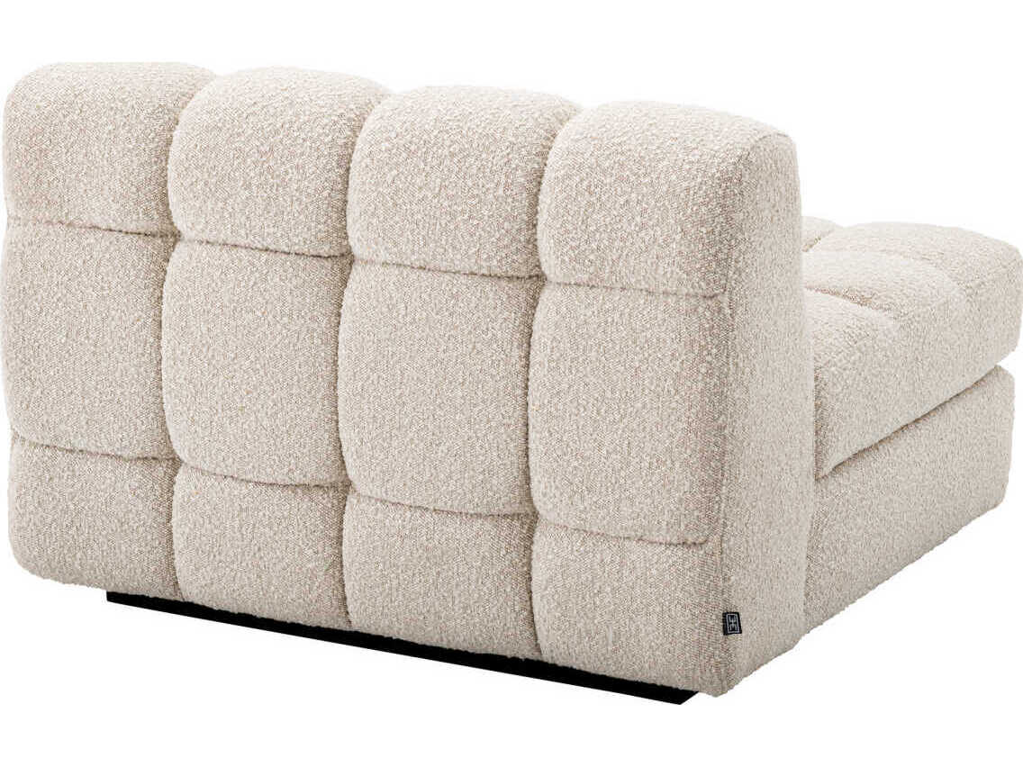 Eichholtz Dean Boucle Cream Black Base Upholstered Modular