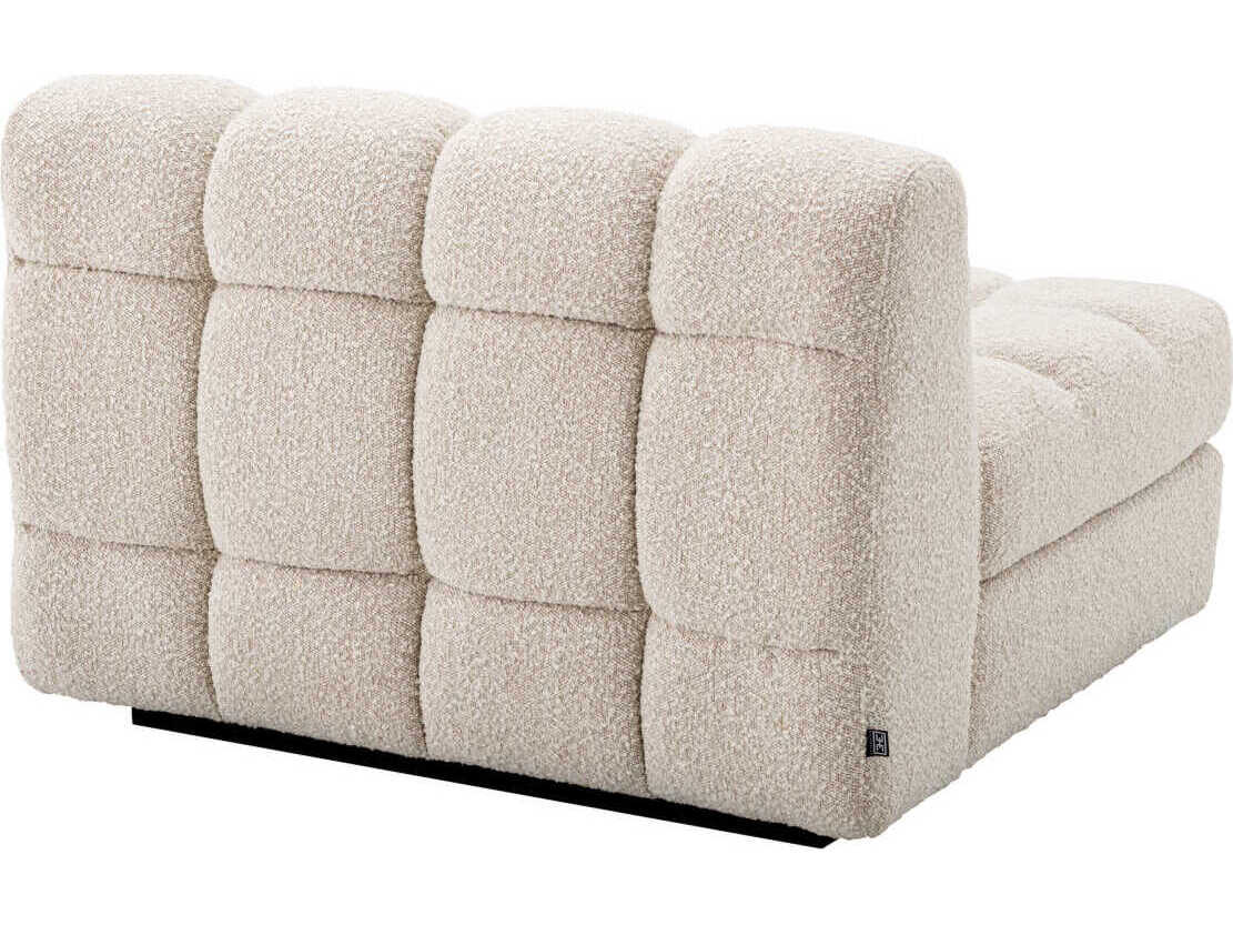 Eichholtz Dean Boucle Cream Black Base Upholstered Modular