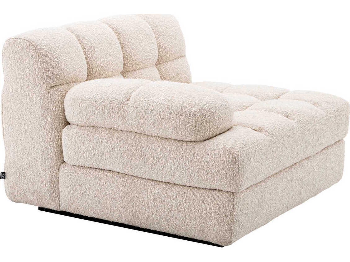 Eichholtz Dean Boucle Cream Black Base Upholstered Modular