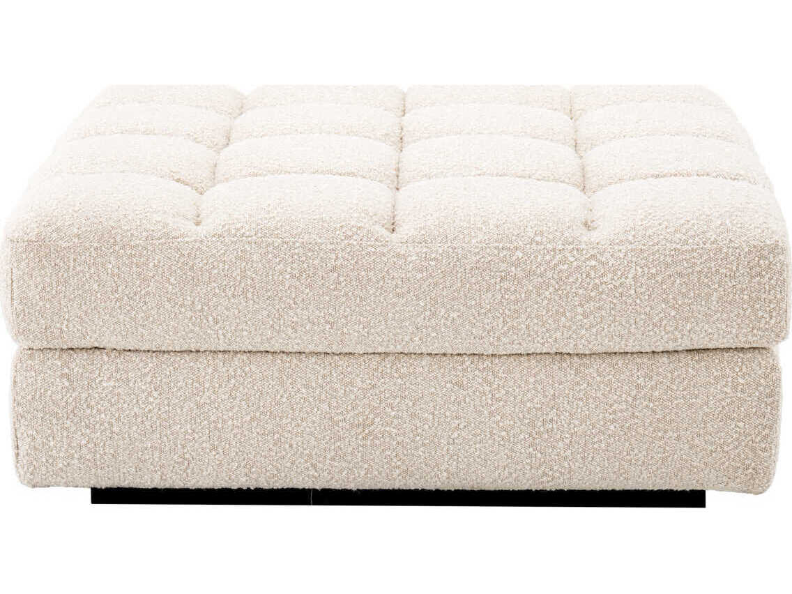 Eichholtz Dean Boucle Cream Black Base Upholstered Modular