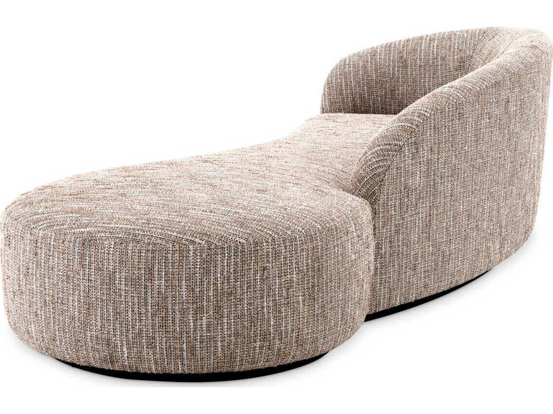 Eichholtz Bernd Mademoiselle Beige Black Base Upholstered Sofa