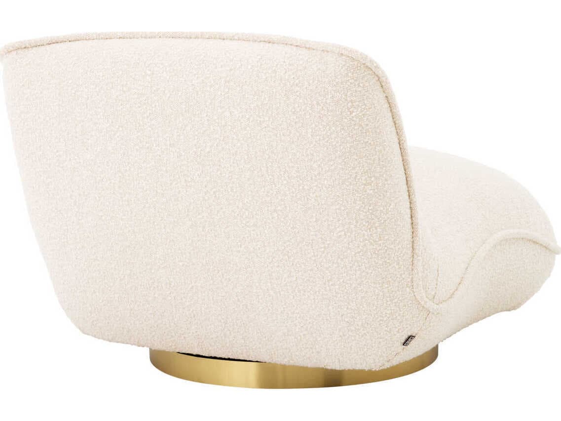 Eichholtz Relax Swivel Cream Accent Chair