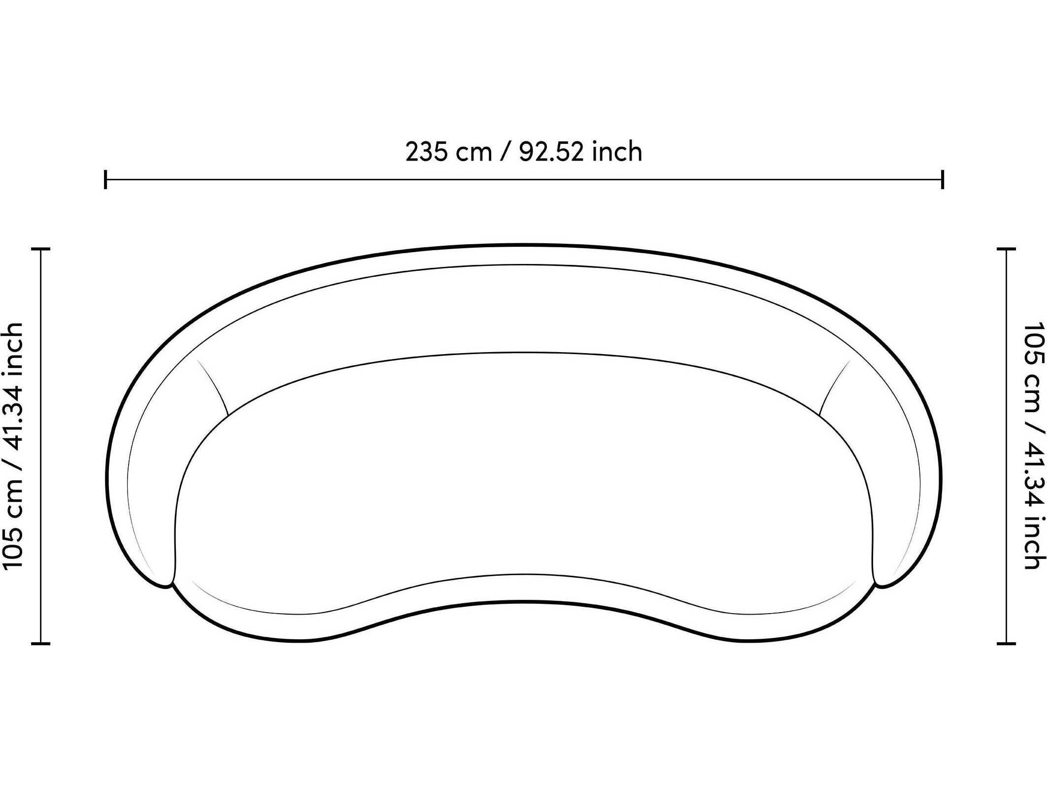 Eichholtz Amore White Upholstered Sofa
