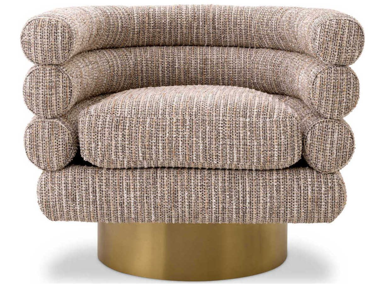 Eichholtz Maguire Swivel Beige Accent Chair